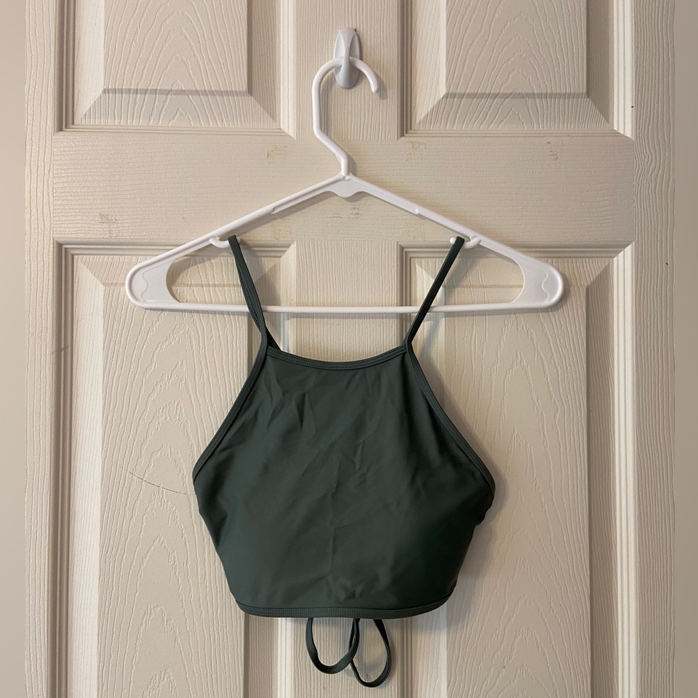 Aerie Halter Bikini Top and High Rise Bottoms